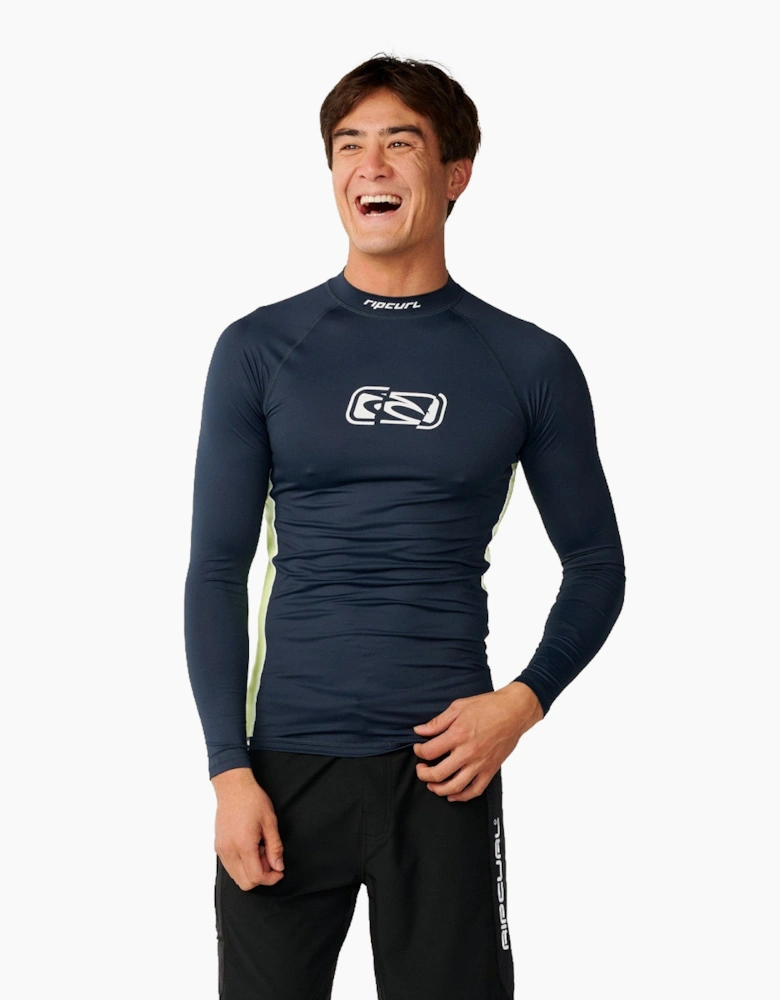 Rip Curl Mens Archive Long Sleeve Rash Vest