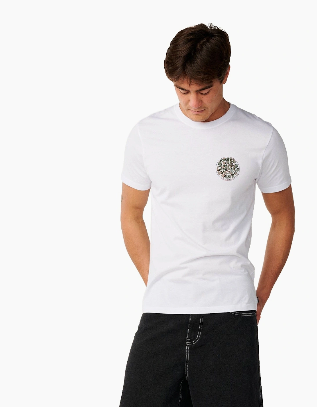 Rip Curl Mens Wettie Passage Icon Short Sleeve T-Shirt
