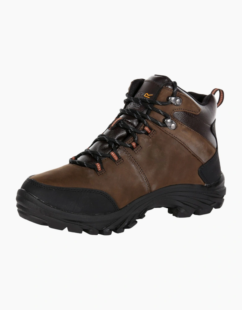 Regatta Great Outdoors Mens Burrell Leather Hiking Boots