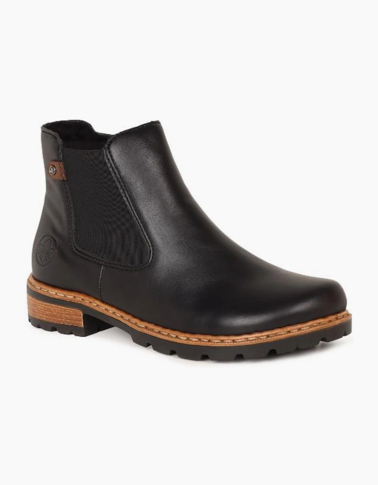 Rieker Ladies boots Z9354-00 in Black