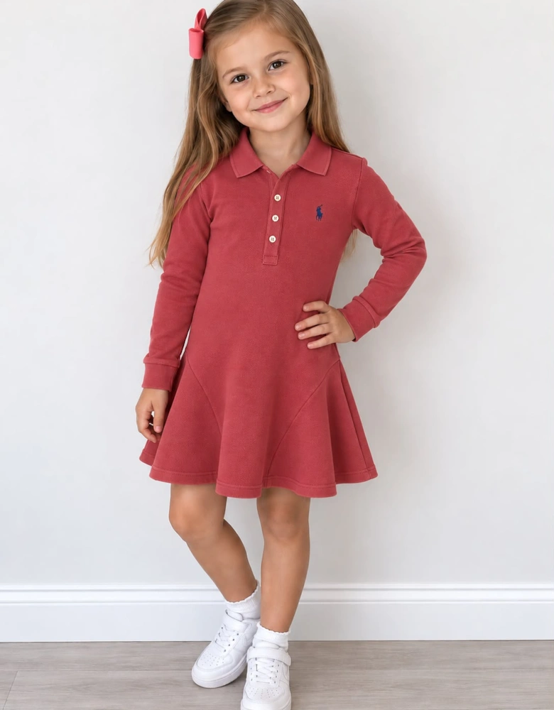 RALPH LAUREN PINK POLO DRESS 25286001