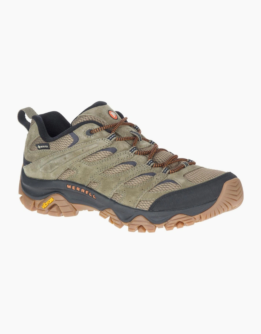 Merrell Men's Moab 3 Gore-Tex Hiking Shoe Olive/Gum Size 11 - Image 7