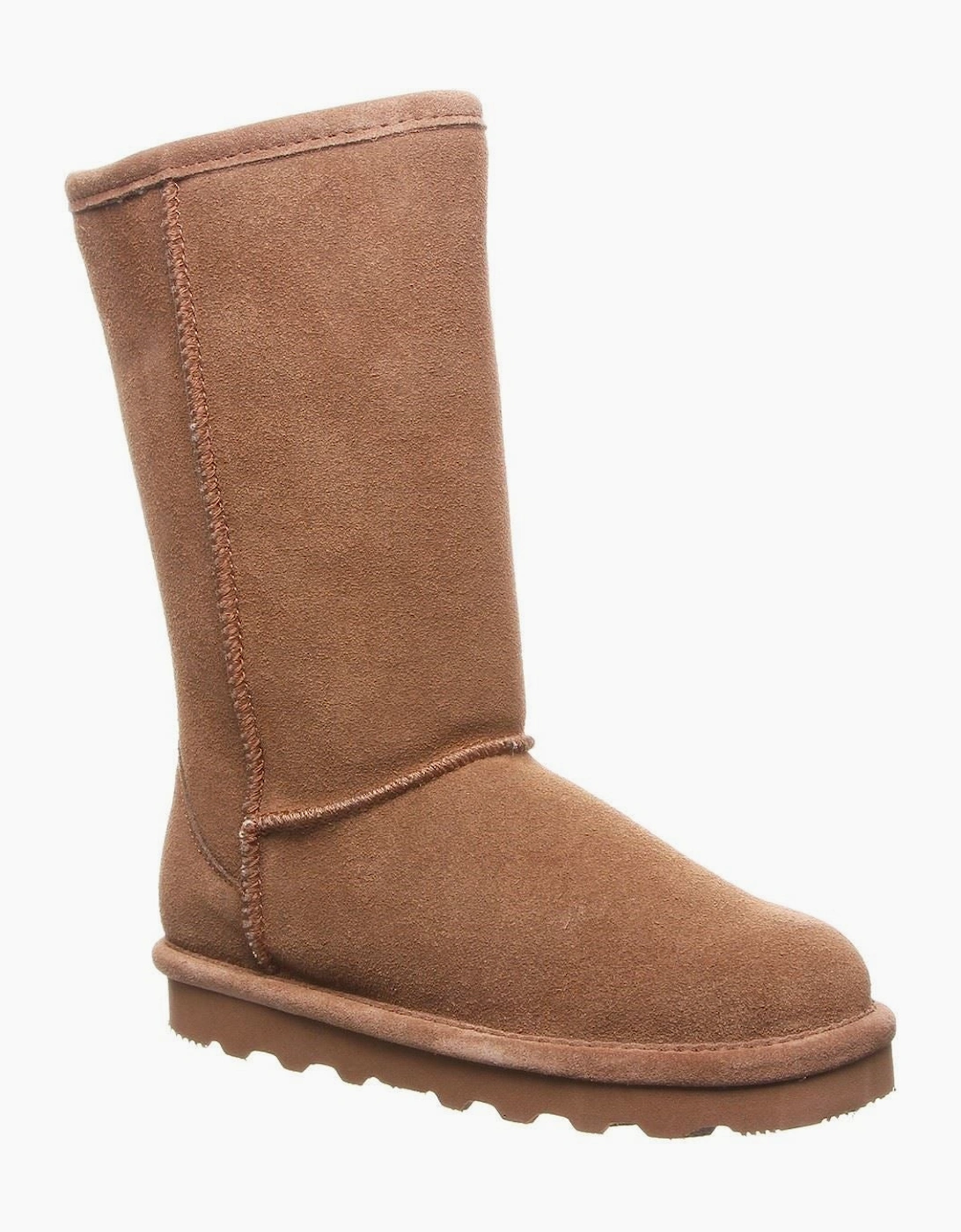Girl's Bearpaw Elle Tall Suede Girl's Hickory Winter Knee High Boots - Tan - Size: UK 4 / eu 37 / us 5