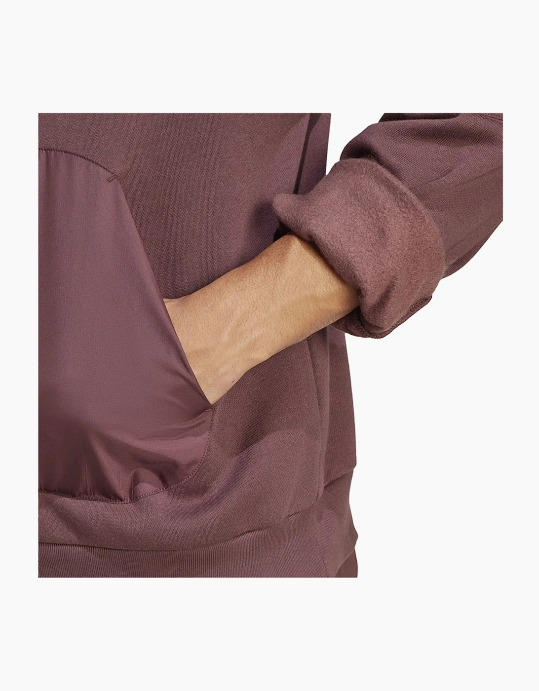 Adidas Fleece Hoodie Dark Burgundy