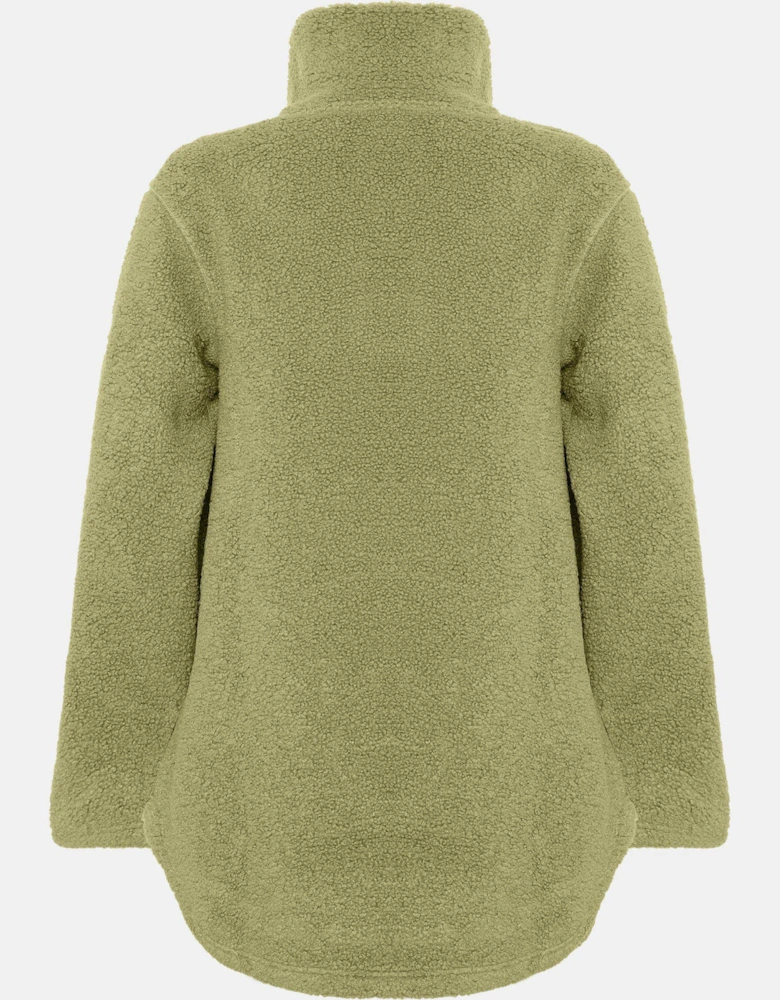 Didriksons Womens Umi Full Zip Fleece 4 - Olive Green H22