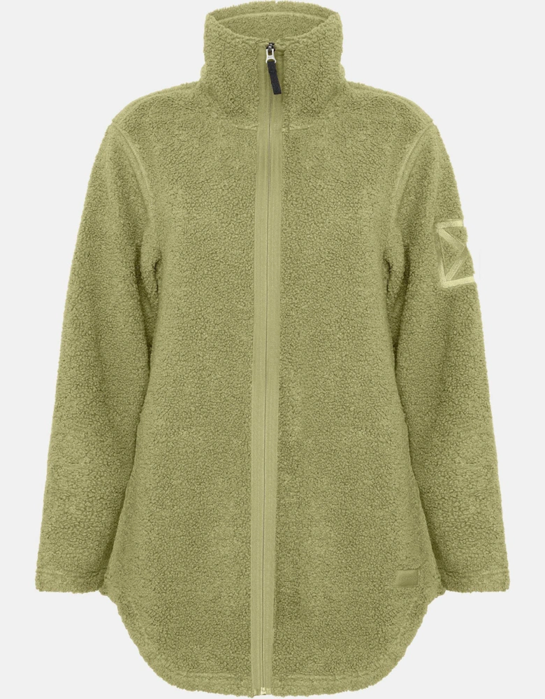 Didriksons Womens Umi Full Zip Fleece 4 - Olive Green H22