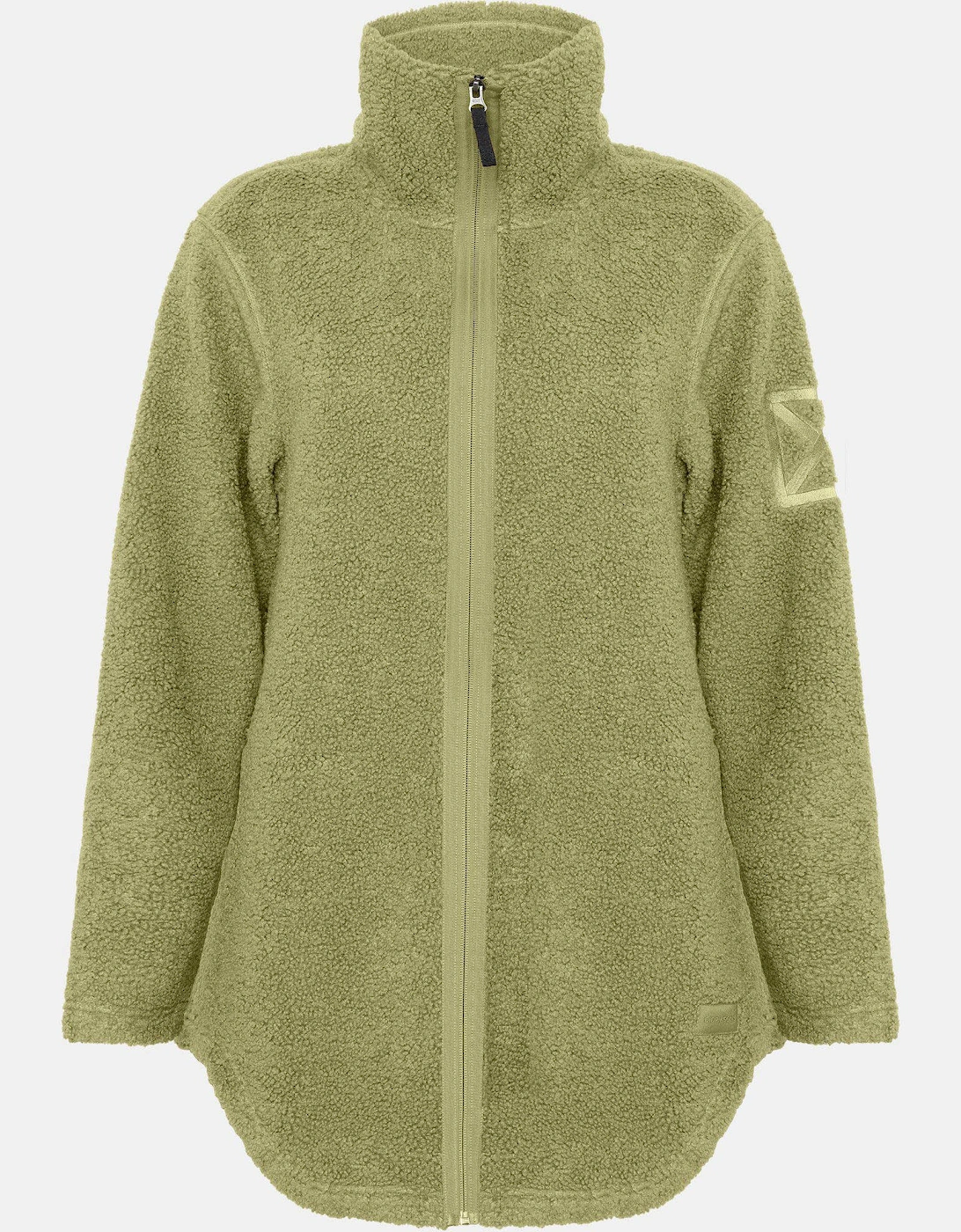 Didriksons Womens Umi Full Zip Fleece 4 - Olive Green H22