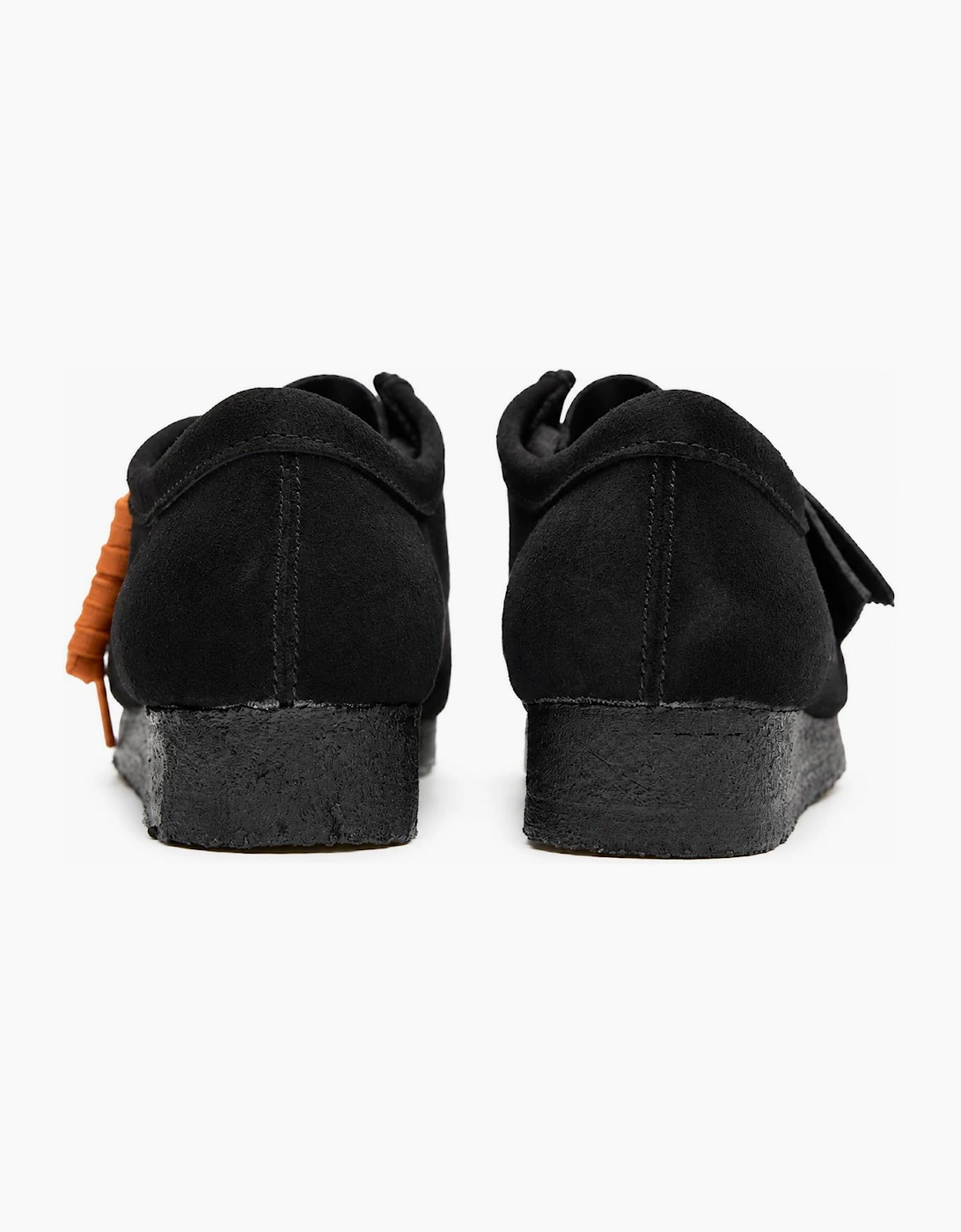 Clarks Originals Wallabee Shoes Black Suede