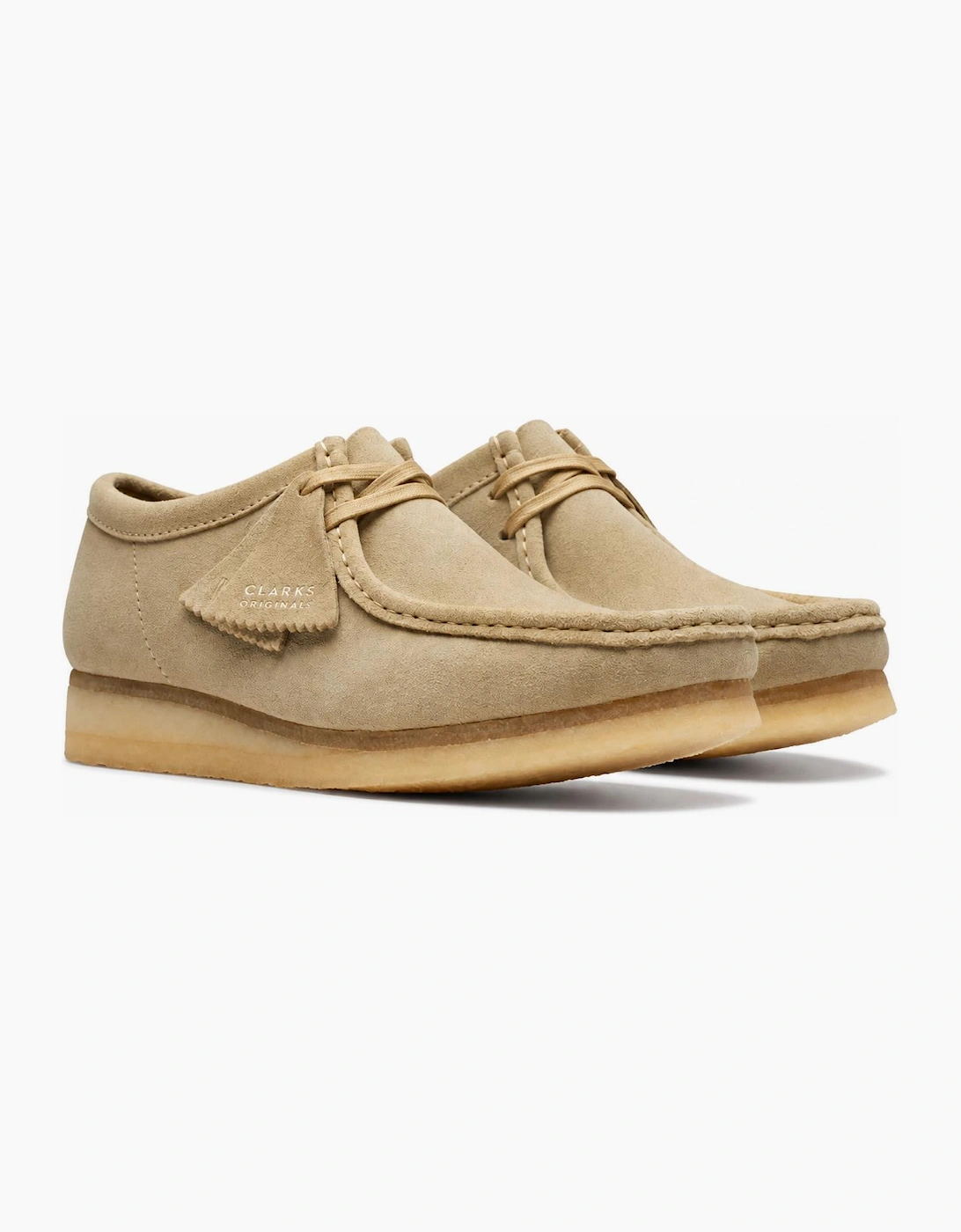 Clarks Originals Wallabee Shoes Maple Suede
