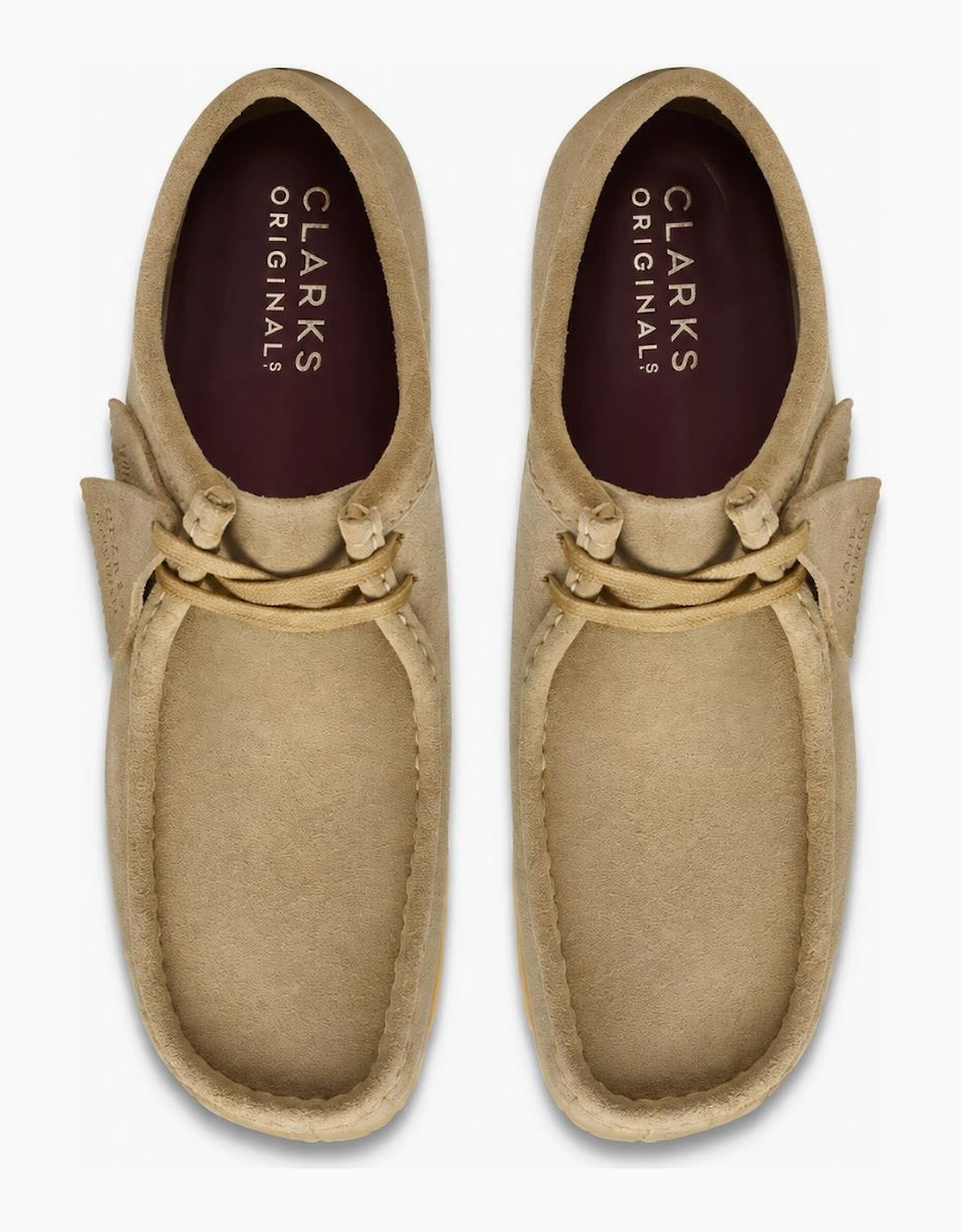Clarks Originals Wallabee Shoes Maple Suede
