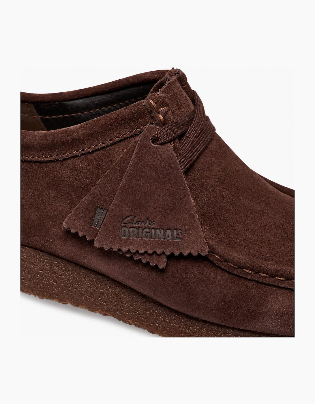 Clarks Originals Wallabee Shoes Chocolate Suede