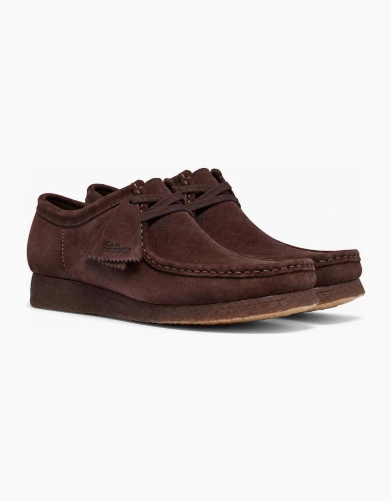 Clarks Originals Wallabee Shoes Chocolate Suede