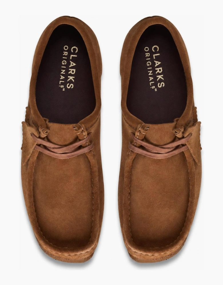 Clarks Originals Wallabee Shoes Cola Suede