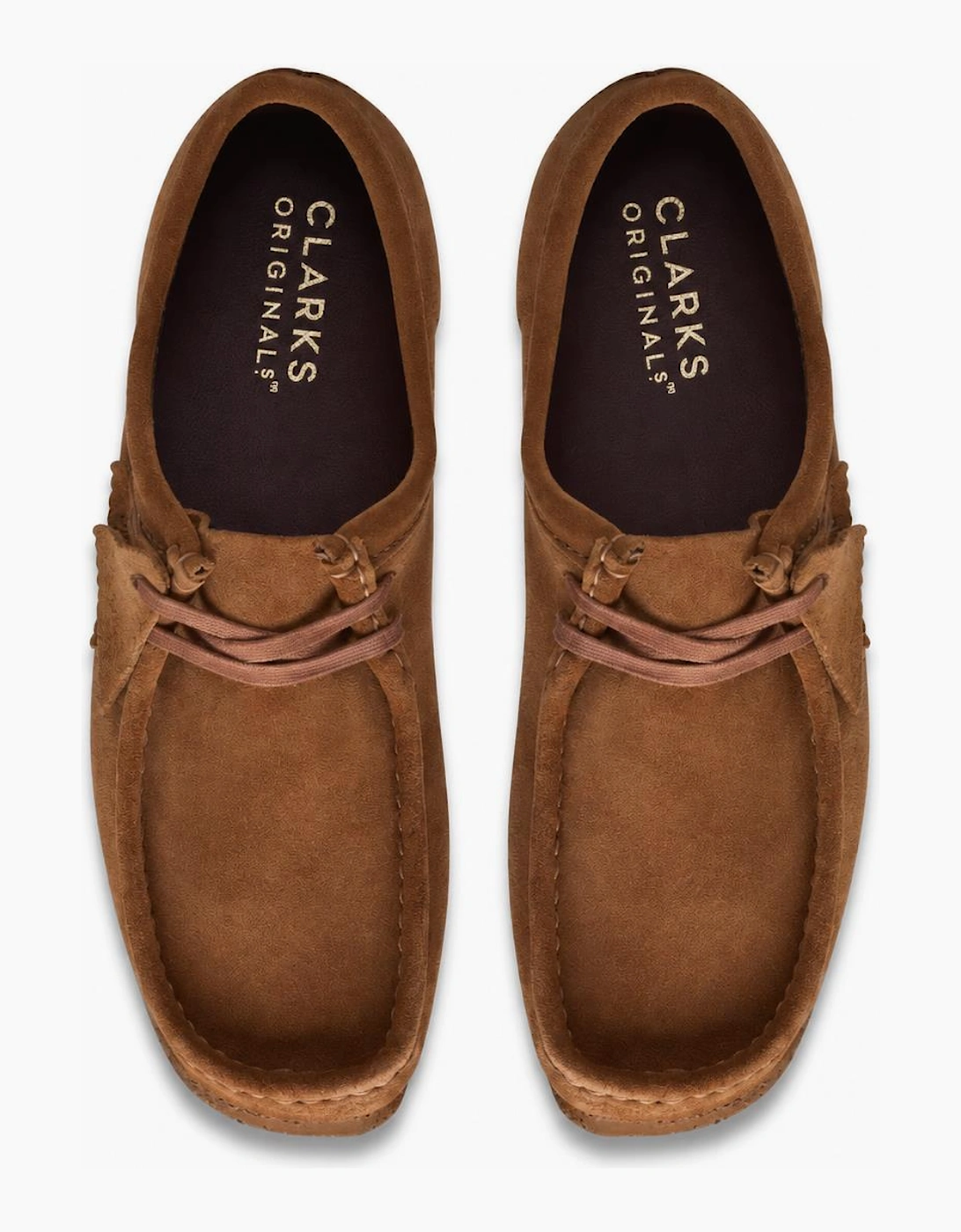 Clarks Originals Wallabee Shoes Cola Suede