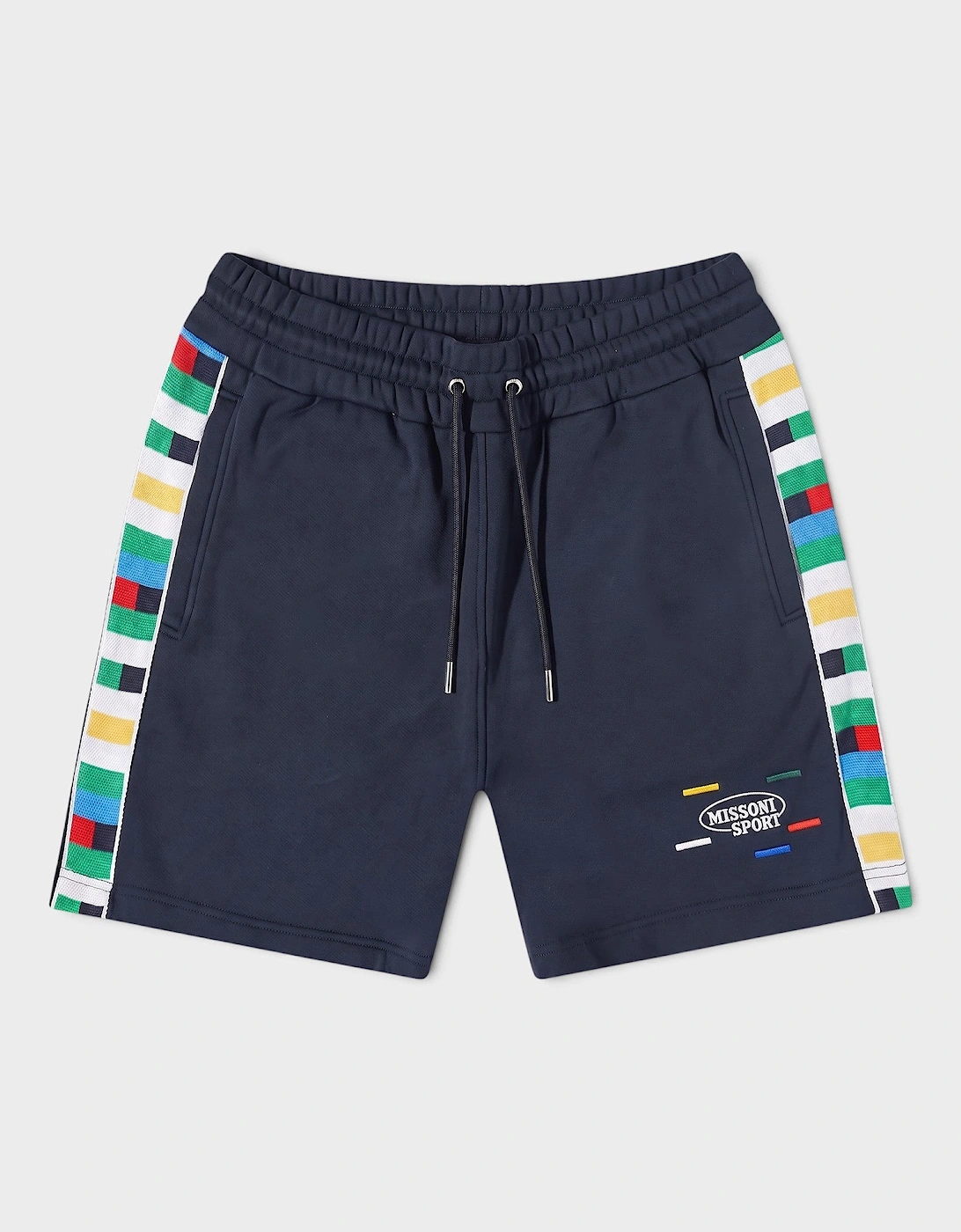 Logo Knitted Band Jersey Shorts Navy Multicolour