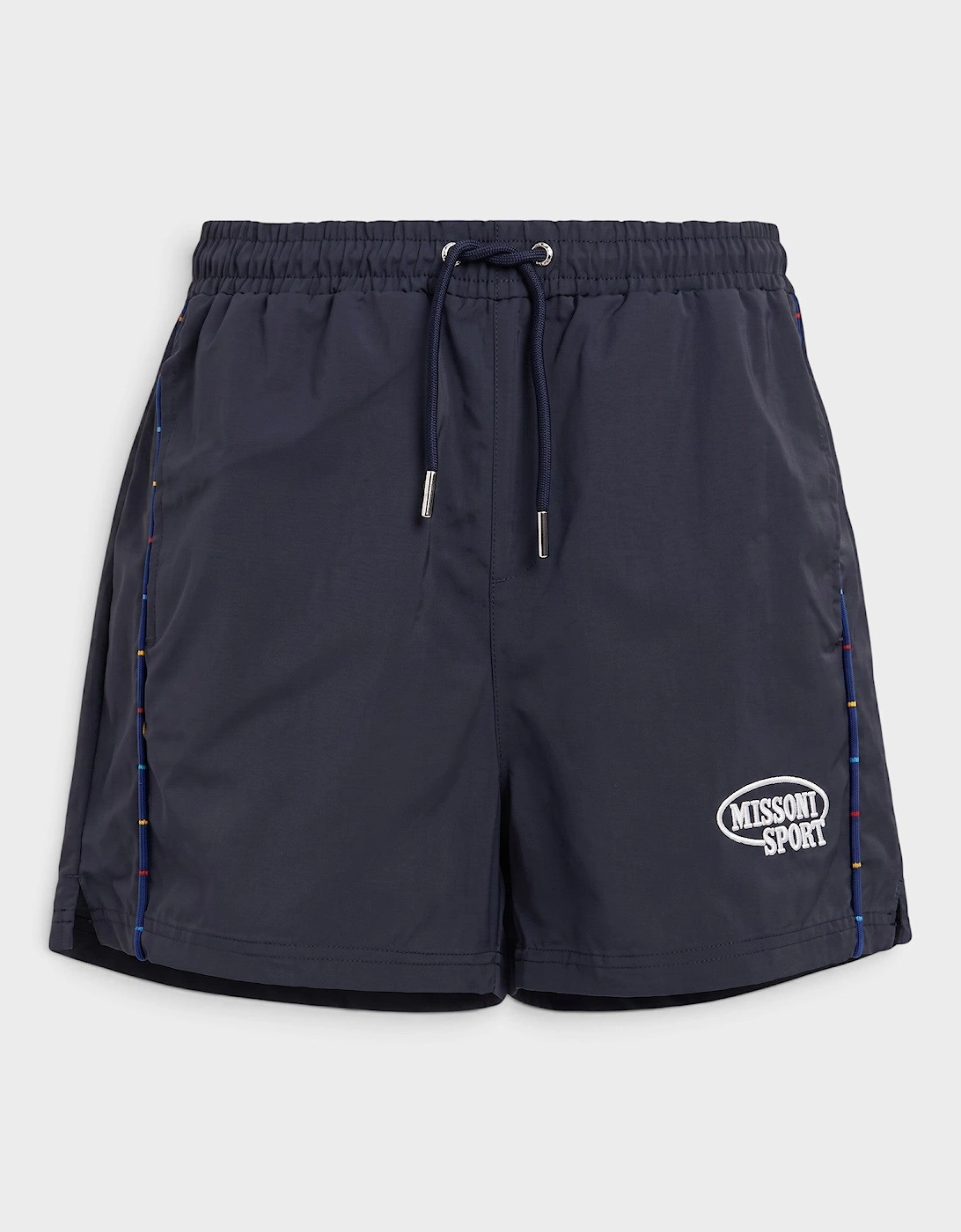 Embroidered Logo Shorts Blue