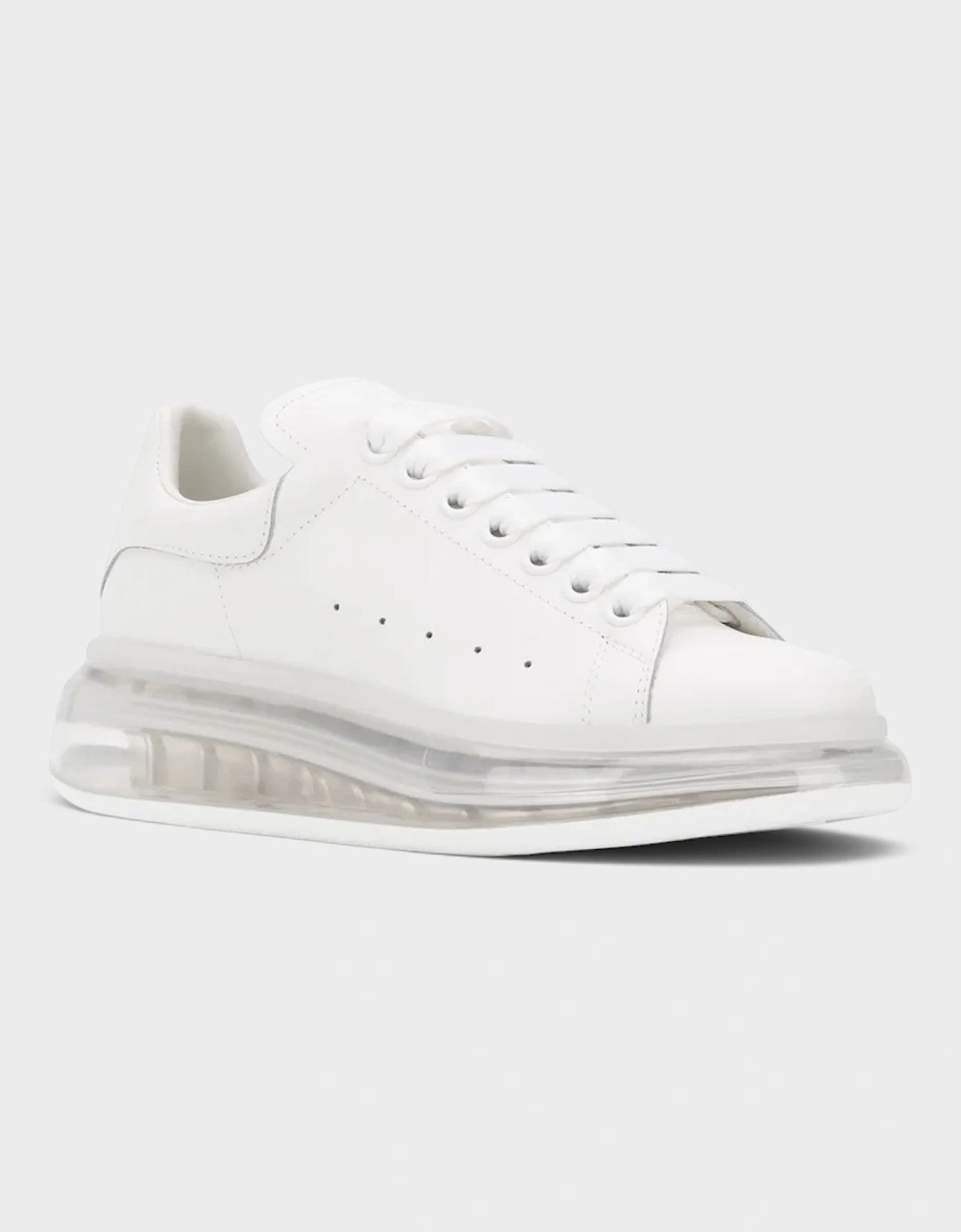 Oversized Sneaker Clear Sole White