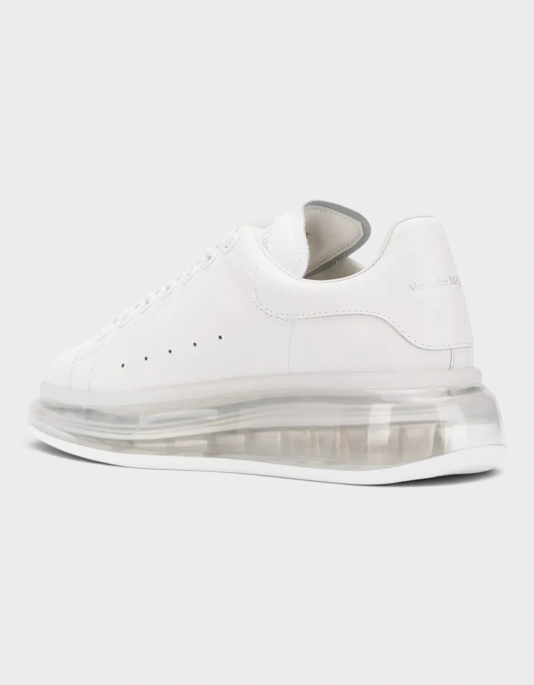 Oversized Sneaker Clear Sole White
