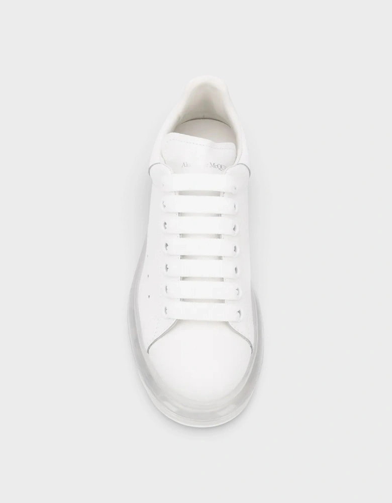 Oversized Sneaker Clear Sole White