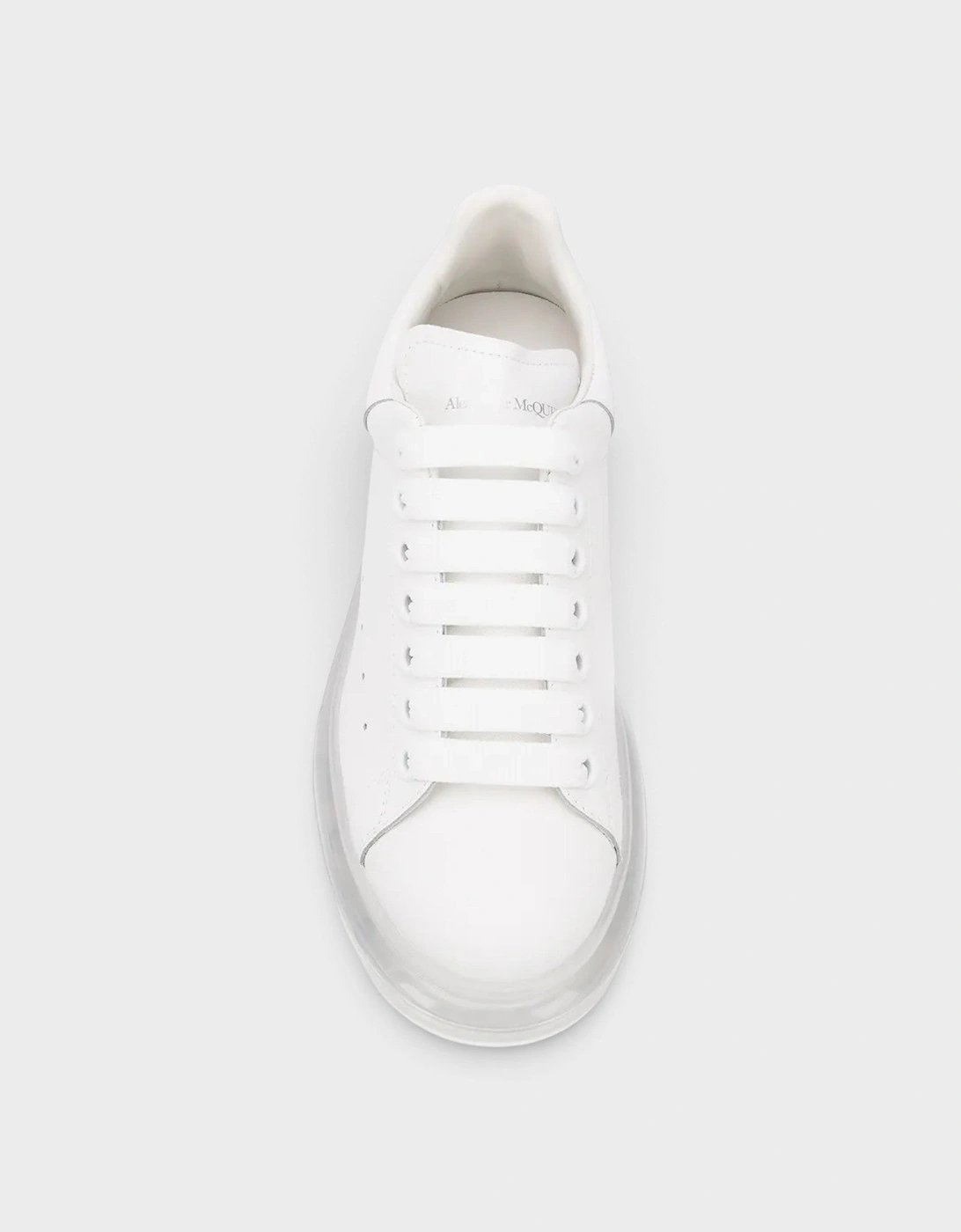 Oversized Sneaker Clear Sole White