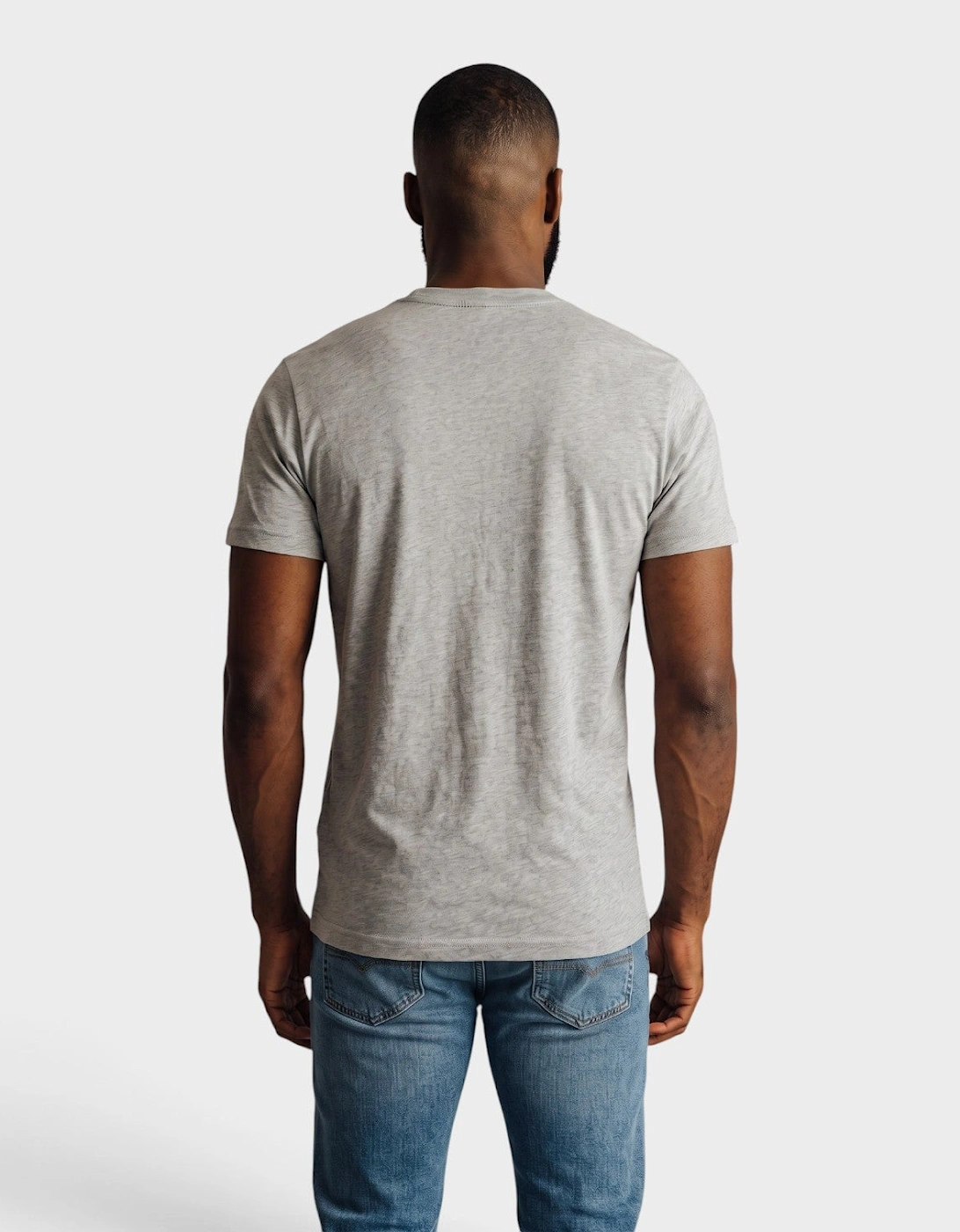 Logo T-Just Divstroyed T-Shirt Grey