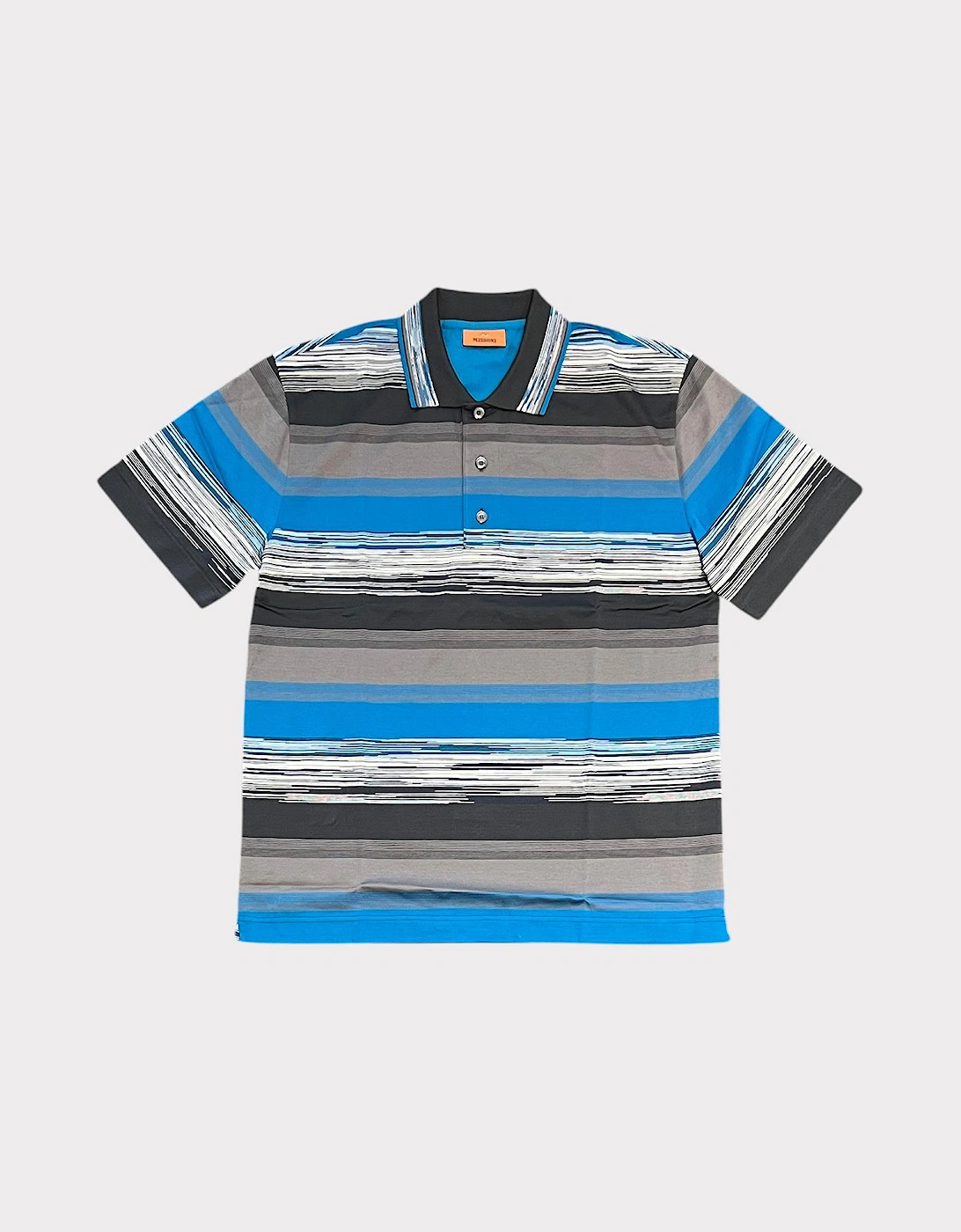 Short Sleeve Polo Blue Tones