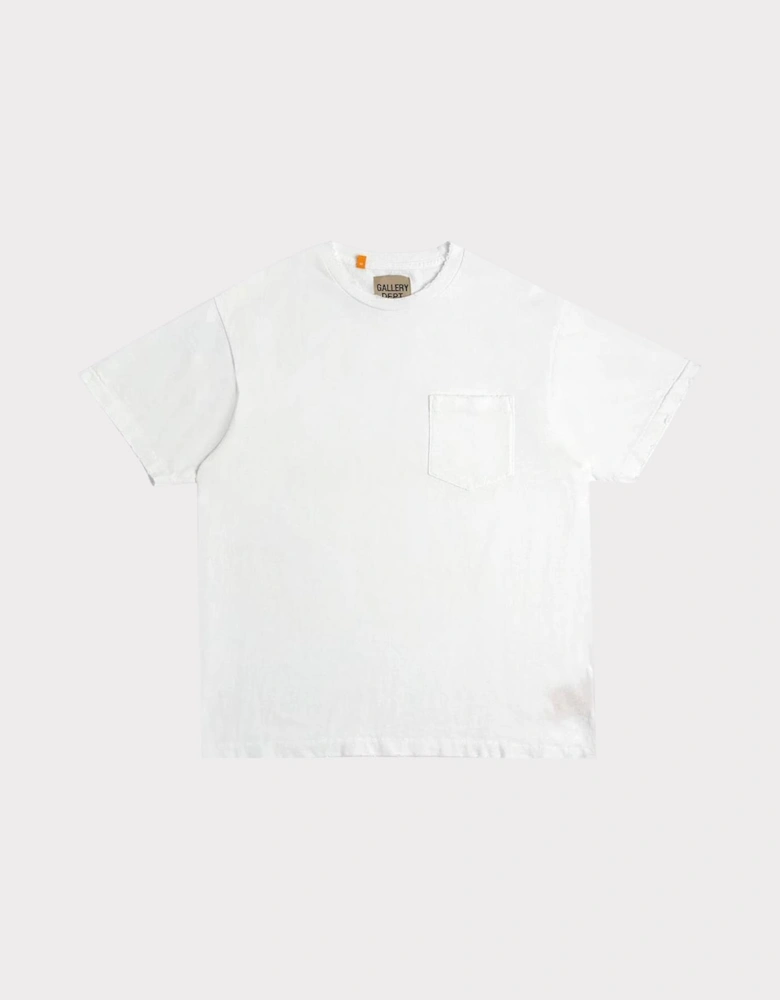 Plain Vintage Pocket Tee White