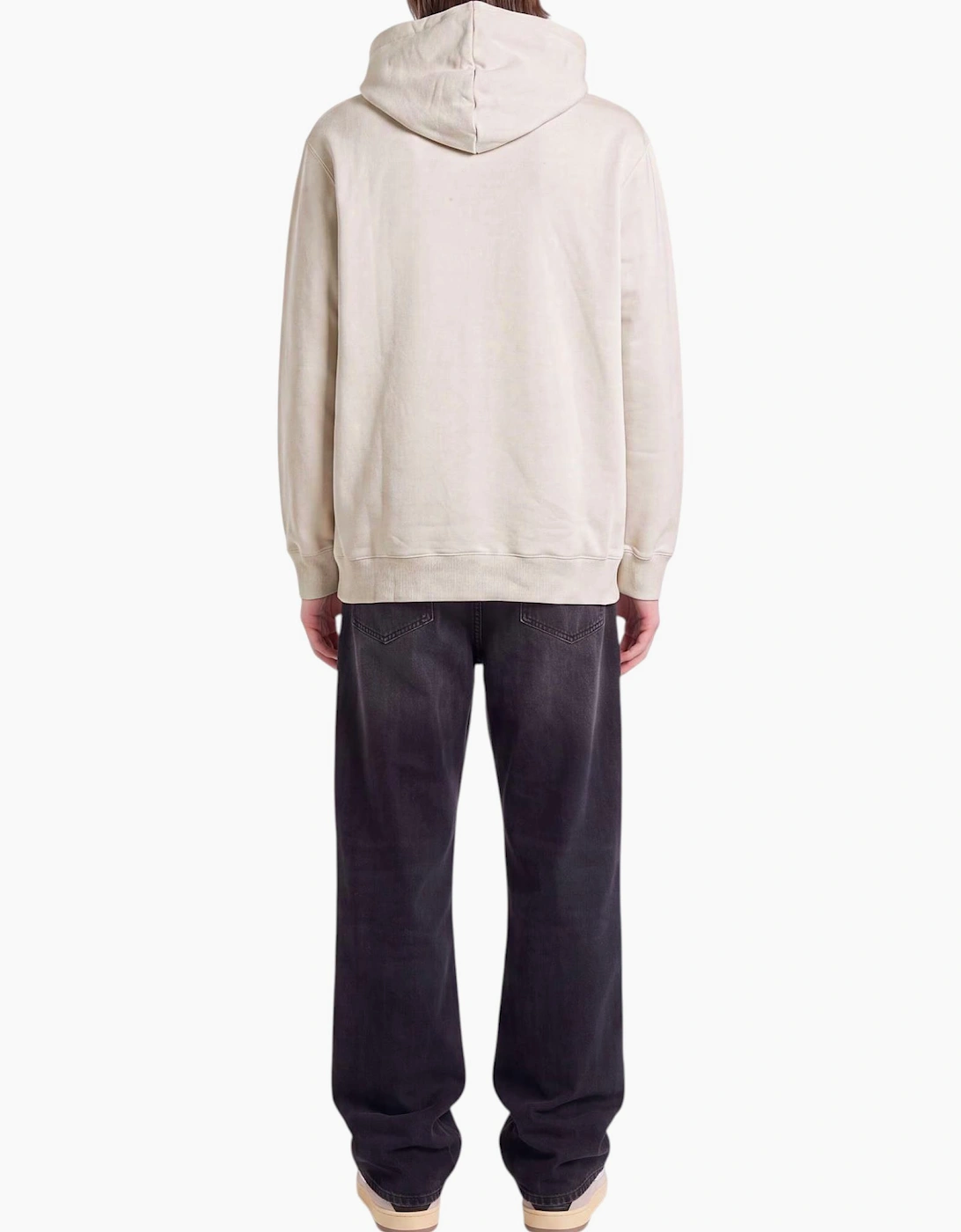 Lanvin Mens Oversized Logo Applique Hoodie Classic Pullover