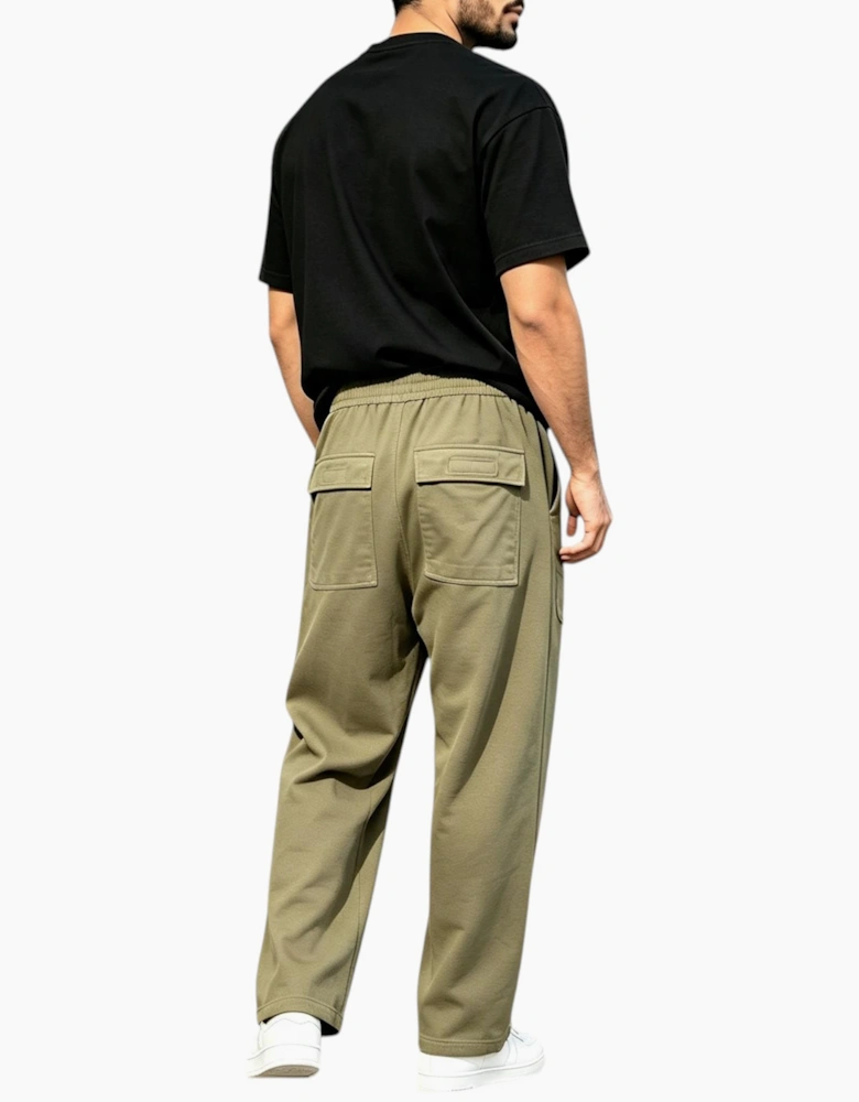 Rick Owens DRKSHDW Mens Classic Cargo Drawstring Pant Olive