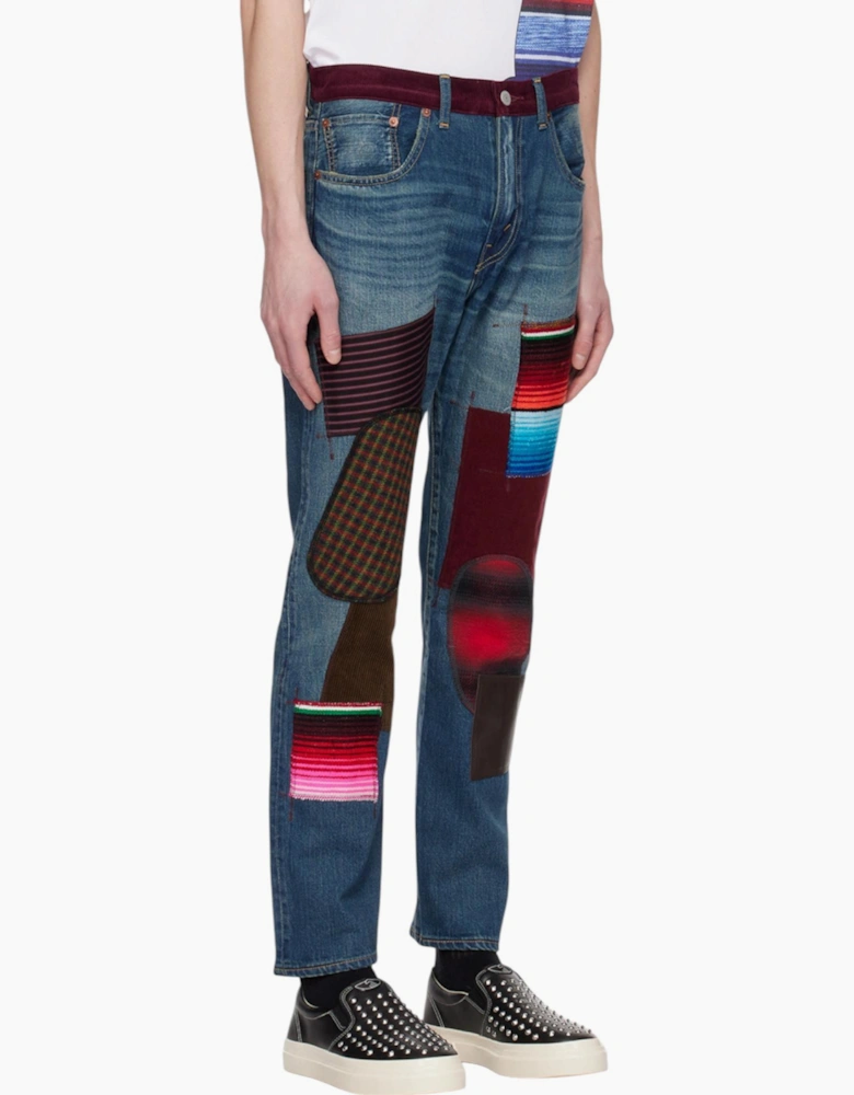 Junya Watanabe x Levi’s Edition Men’s Blue Patchwork Jeans