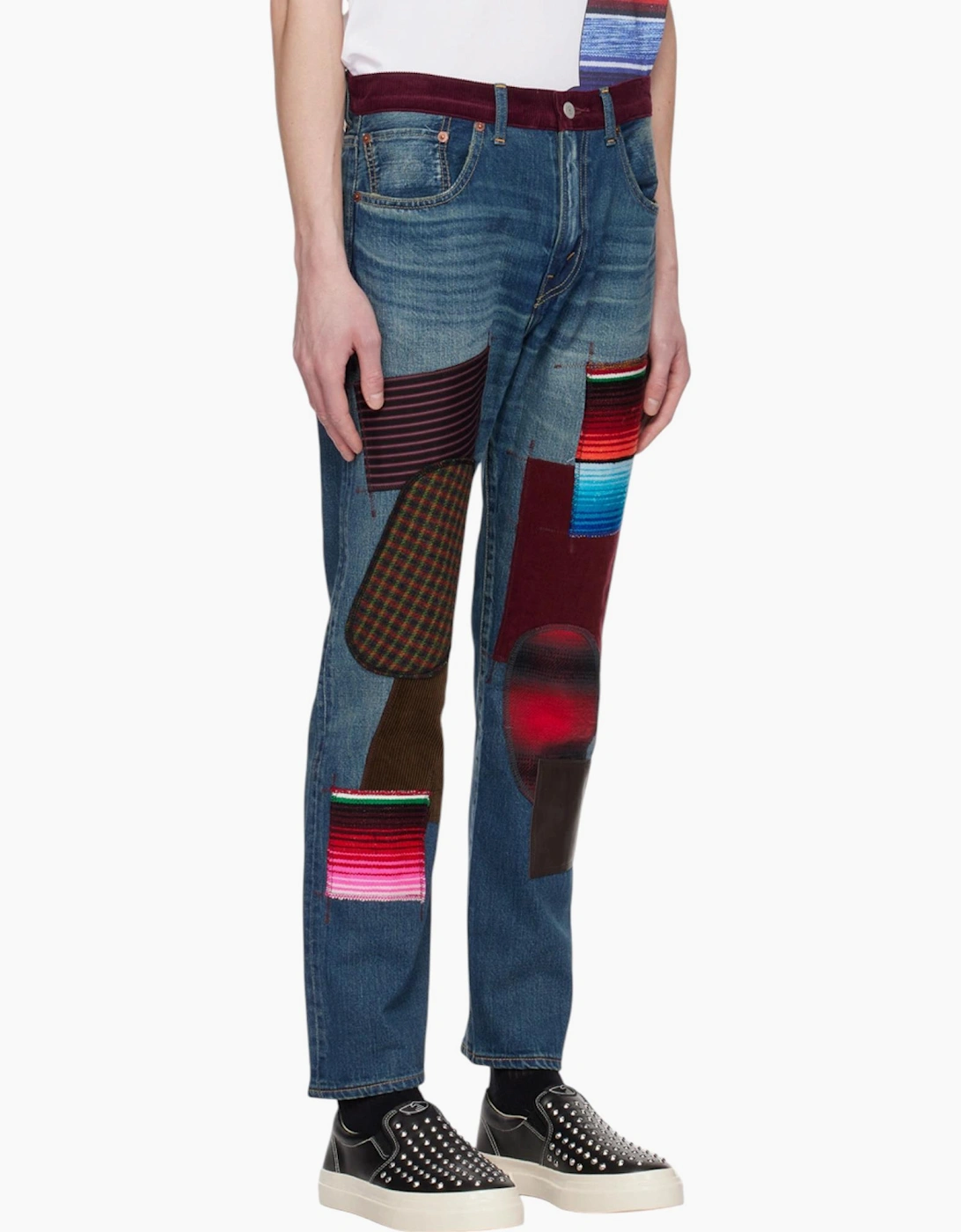 Junya Watanabe x Levi’s Edition Men’s Blue Patchwork Jeans