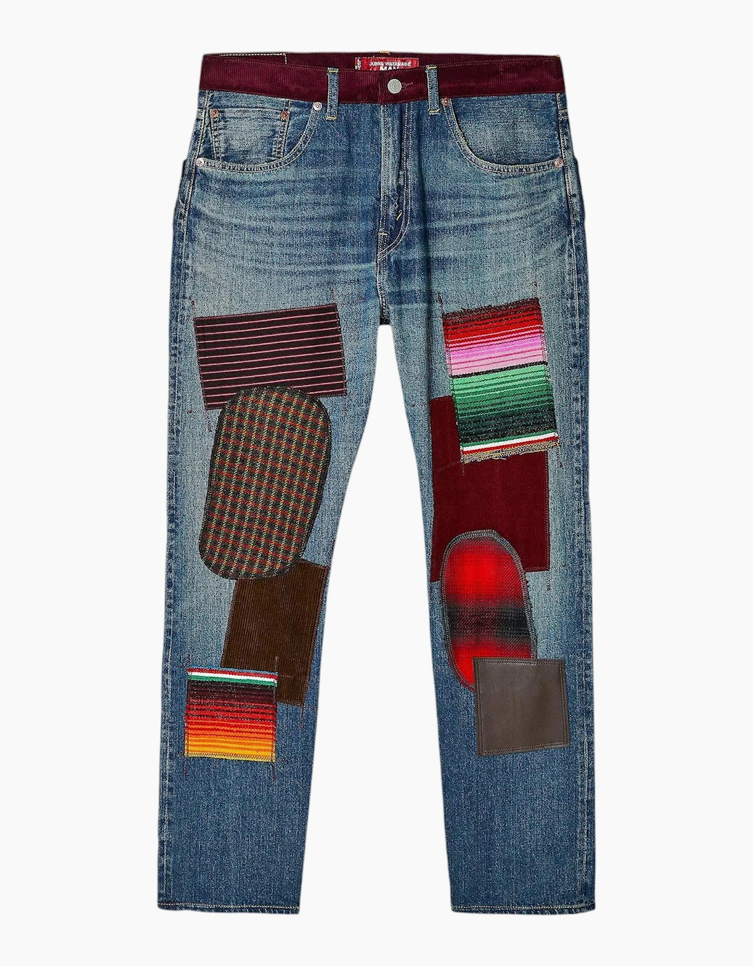 Junya Watanabe x Levi’s Edition Men’s Blue Patchwork Jeans