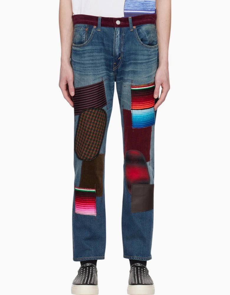 Junya Watanabe x Levi’s Edition Men’s Blue Patchwork Jeans
