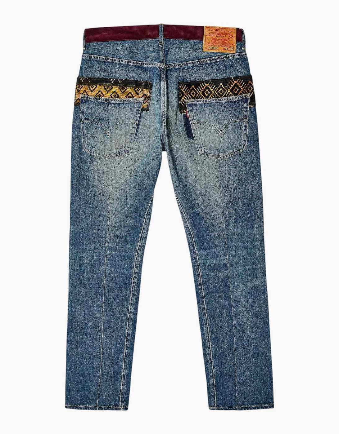 Junya Watanabe x Levi’s Edition Men’s Blue Patchwork Jeans