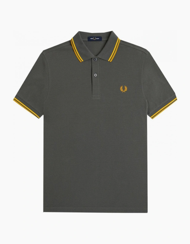 Fred Perry Men's Grey Polo Shirt