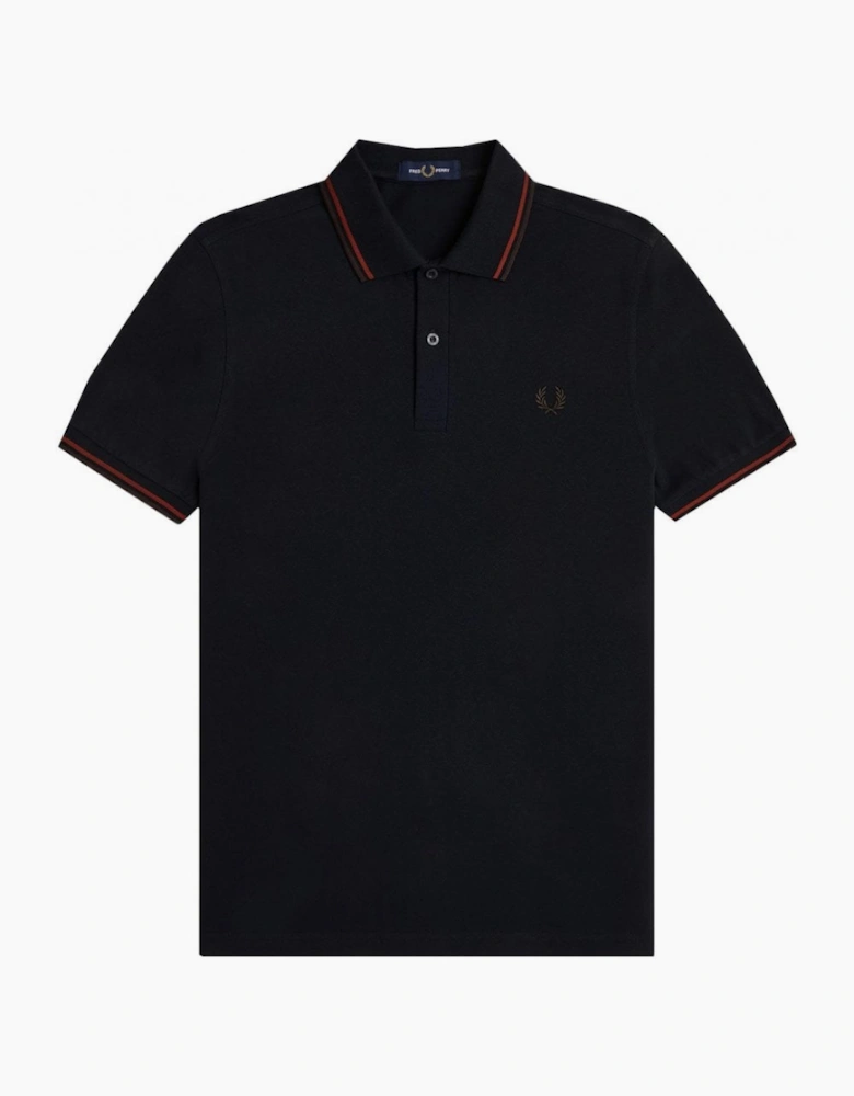 Fred Perry Men's Navy Polo Shirt