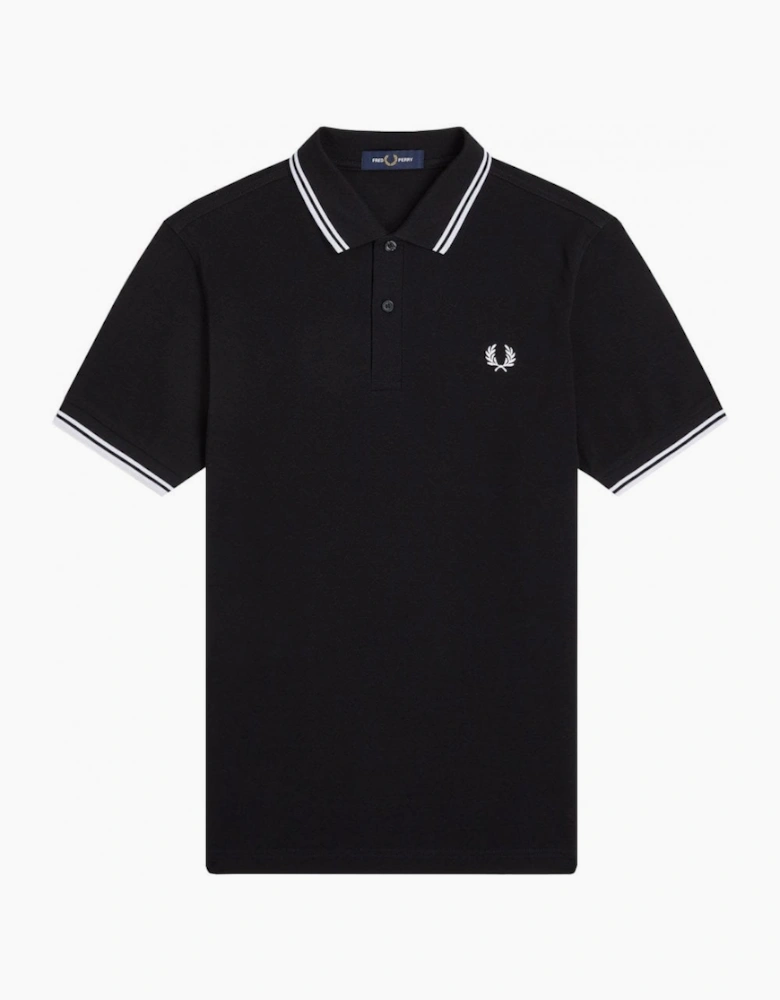 Fred Perry Men's Black Polo Shirt
