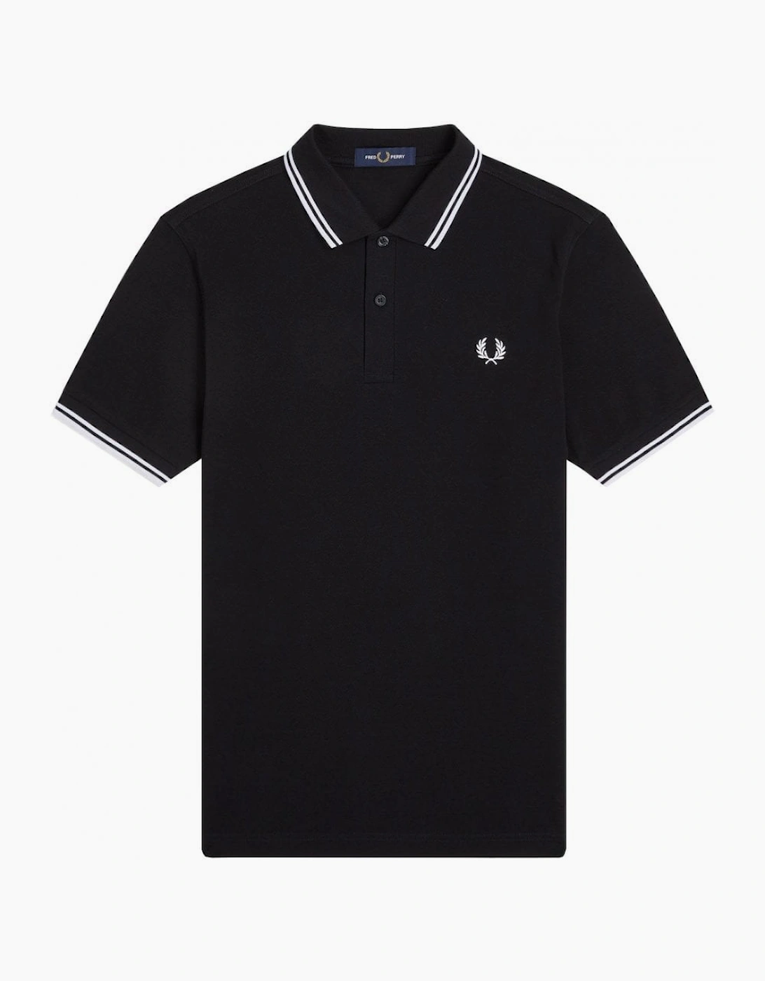 Fred Perry Men's Black Polo Shirt