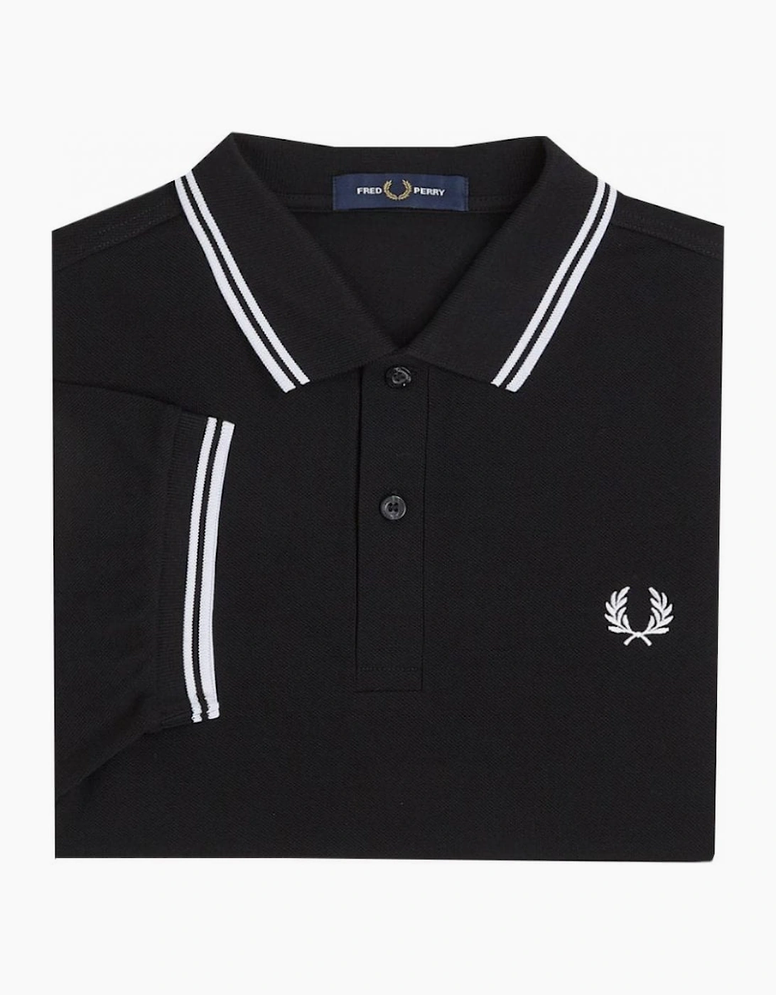 Fred Perry Men's Black Polo Shirt