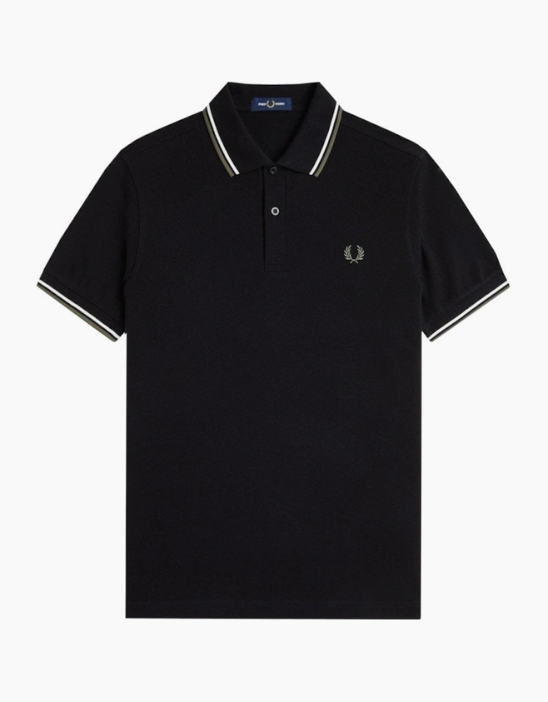 Fred Perry Men's Black Polo Shirt