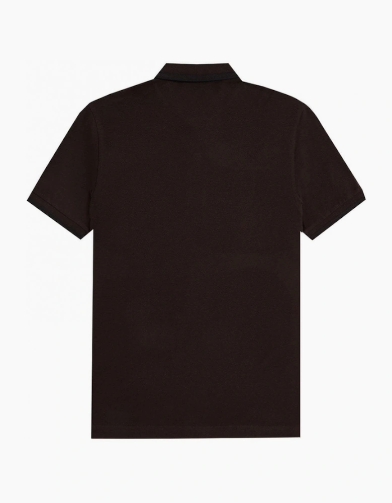 Fred Perry Men's Rich Brown Polo Shirt