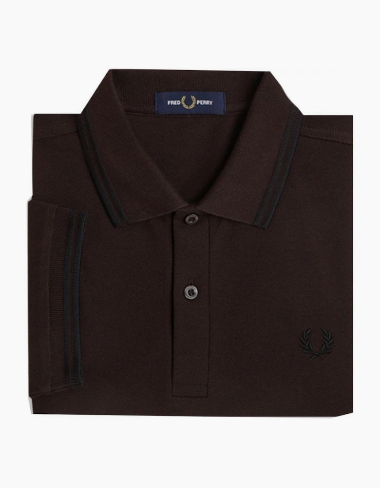 Fred Perry Men's Rich Brown Polo Shirt
