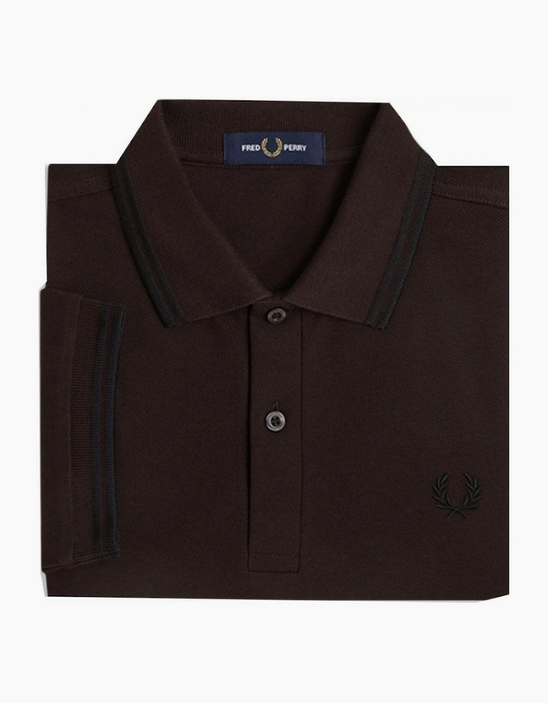 Fred Perry Men's Rich Brown Polo Shirt