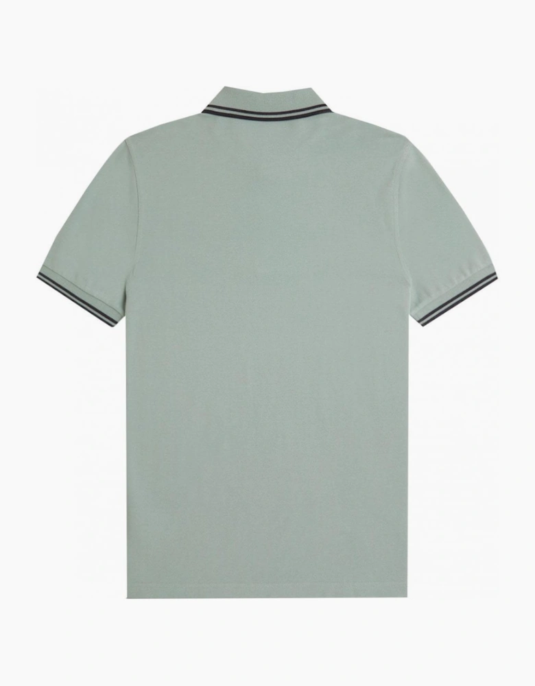 Fred Perry Men's Silver Blue Polo Shirt