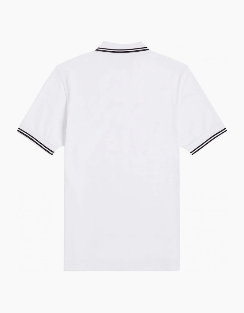 Fred Perry Men's White Polo Shirt