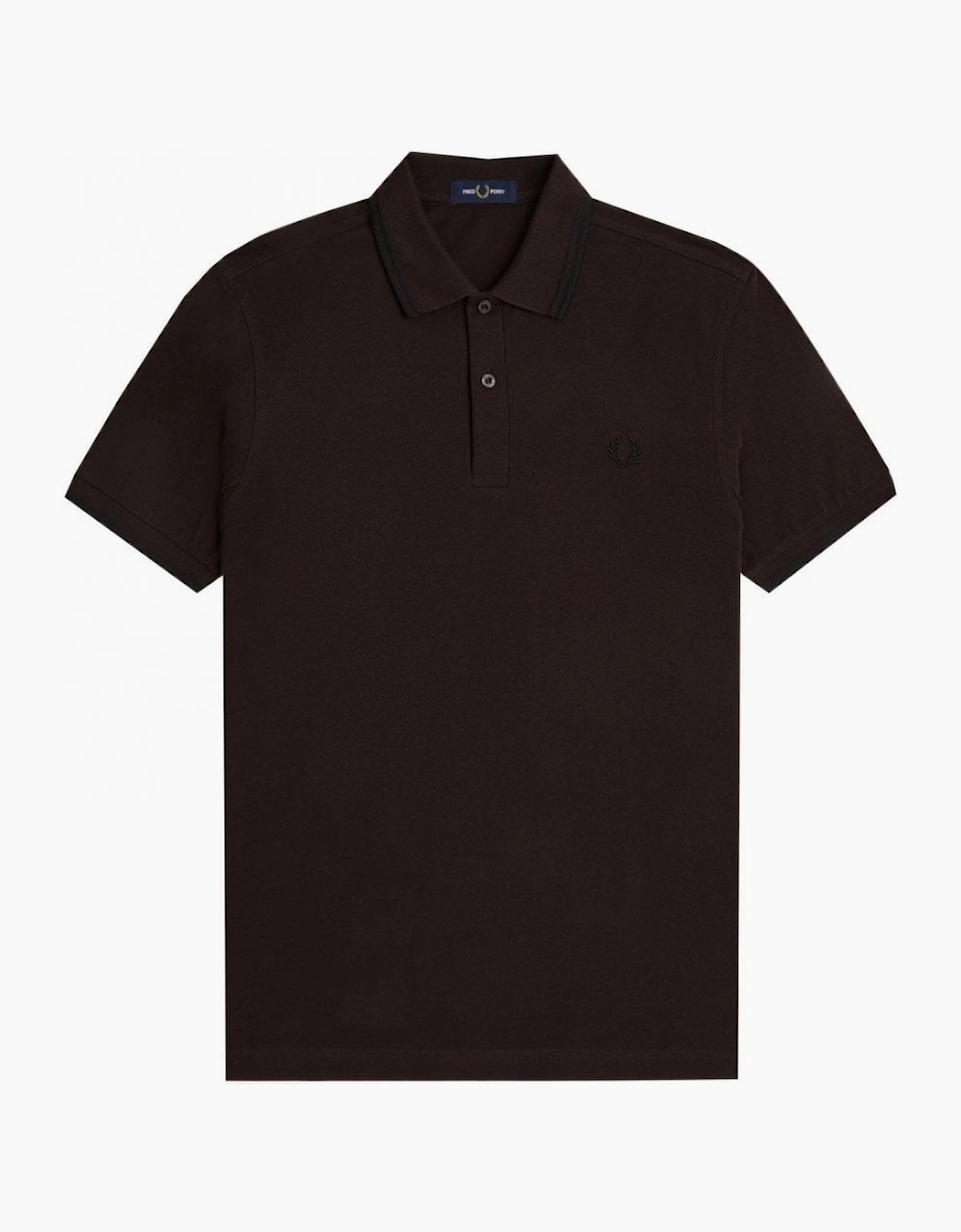 Fred Perry Men's Fred Perry Men's Rich Brown Polo Shirt - Black