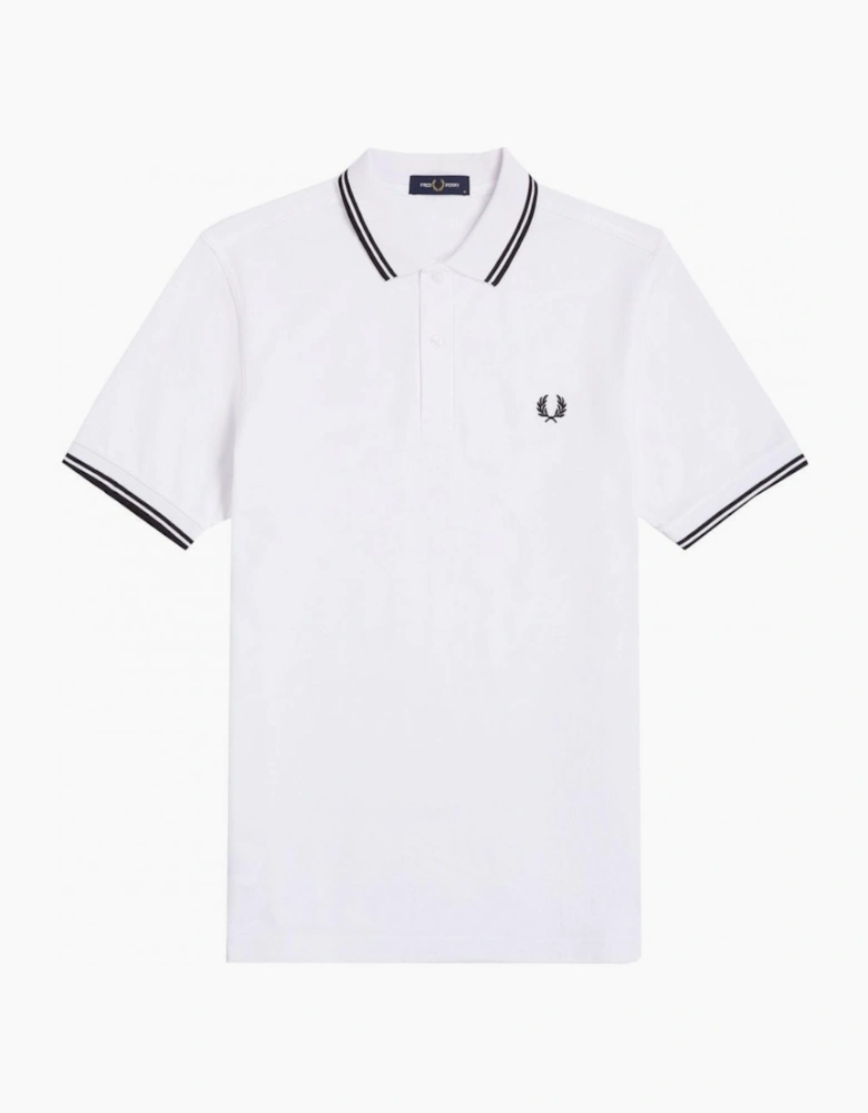 Fred Perry Men's White Polo Shirt
