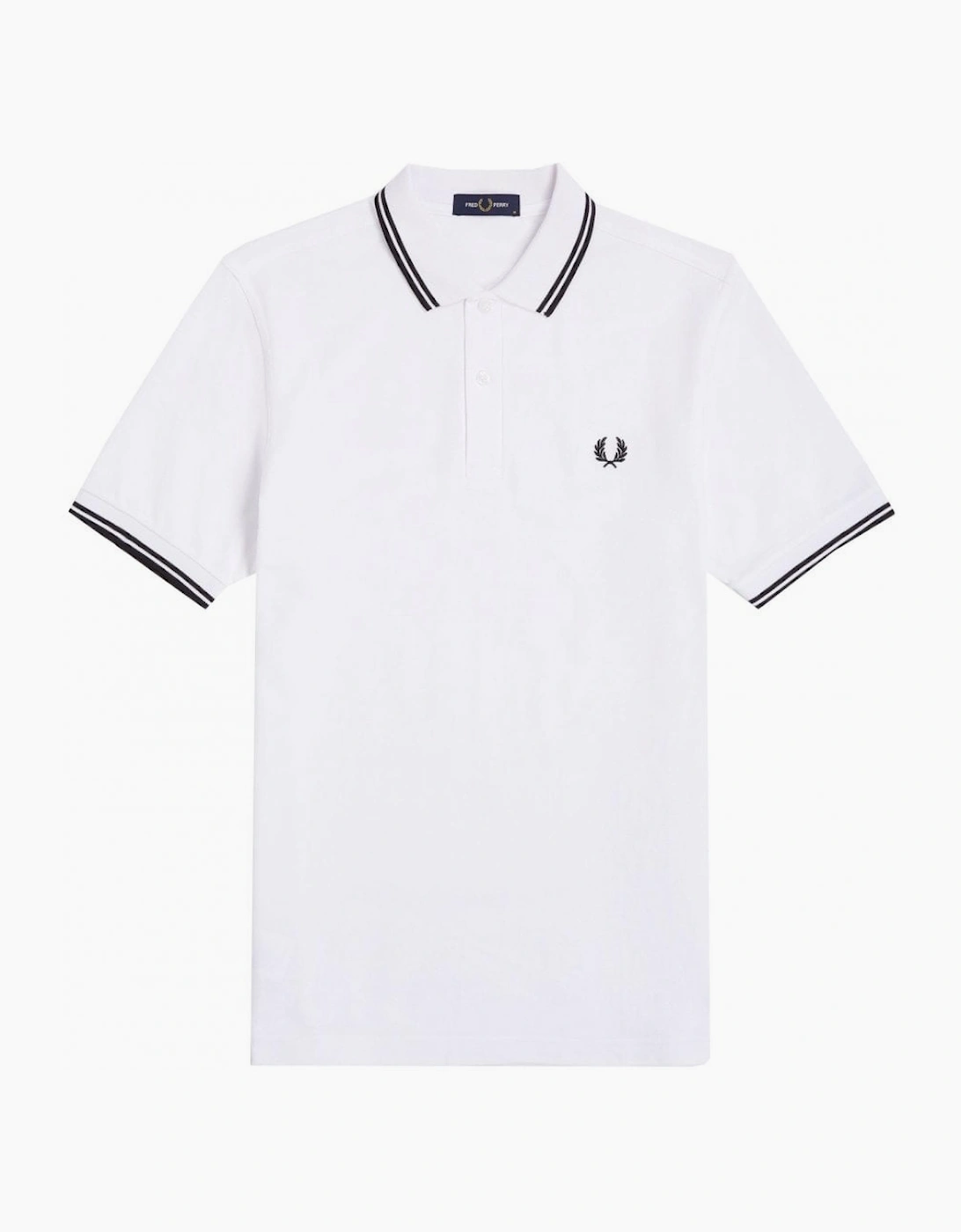 Fred Perry Men's White Polo Shirt