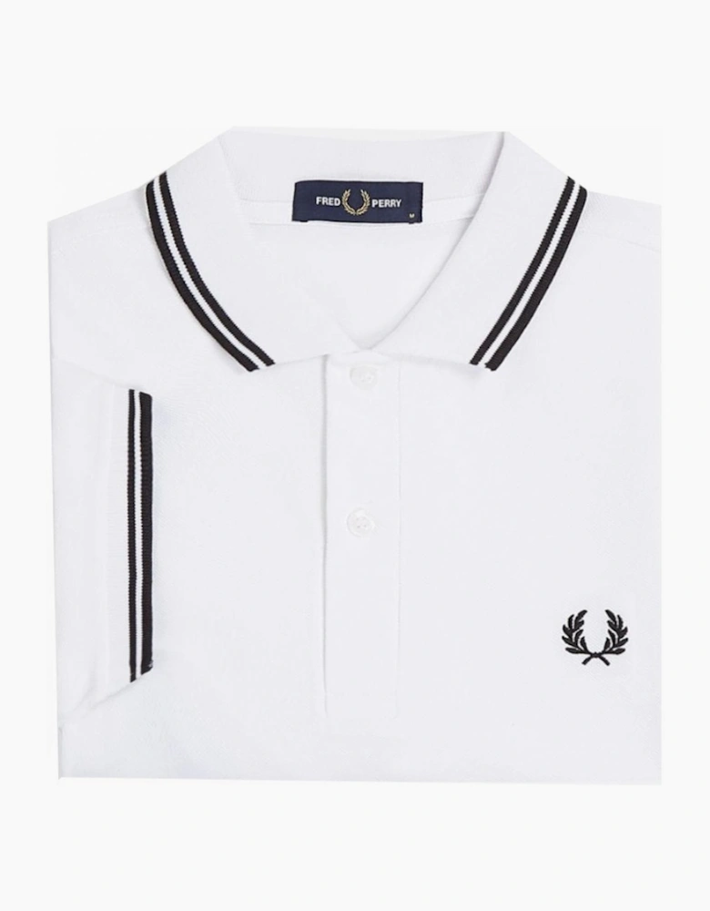 Fred Perry Men's White Polo Shirt