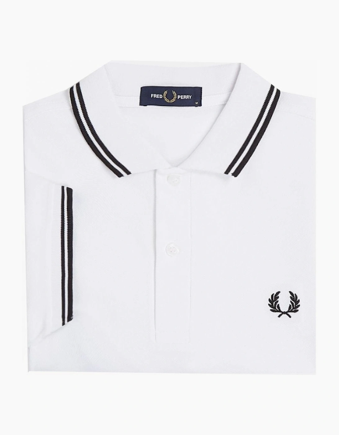 Fred Perry Men's White Polo Shirt